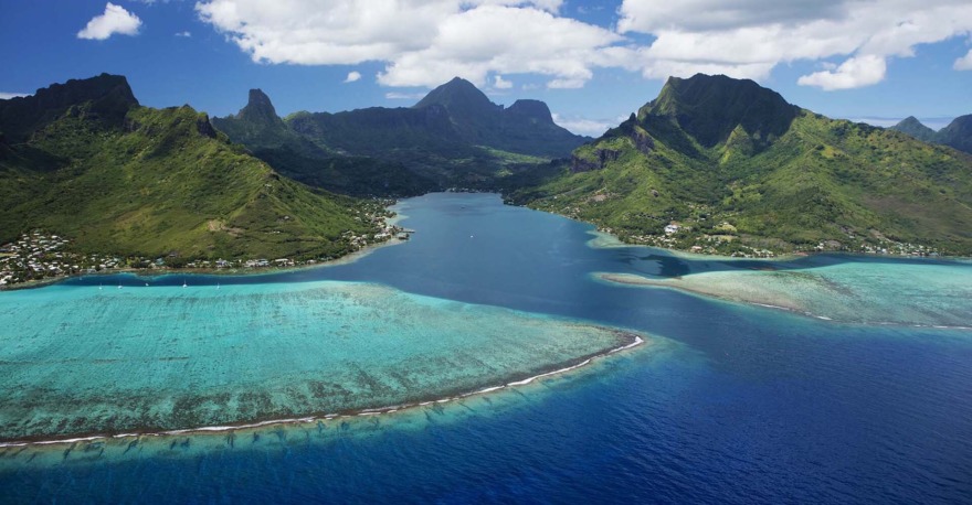 isole della Polinesia Moorea una delle isole della Polinesia