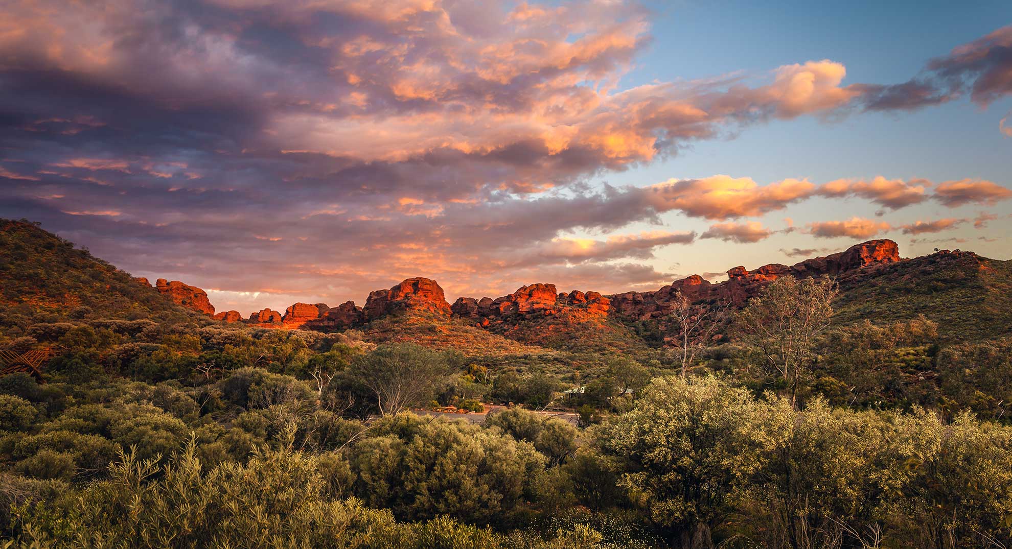 Kings Canyon nel fly & drive Kings Canyon e Uluru