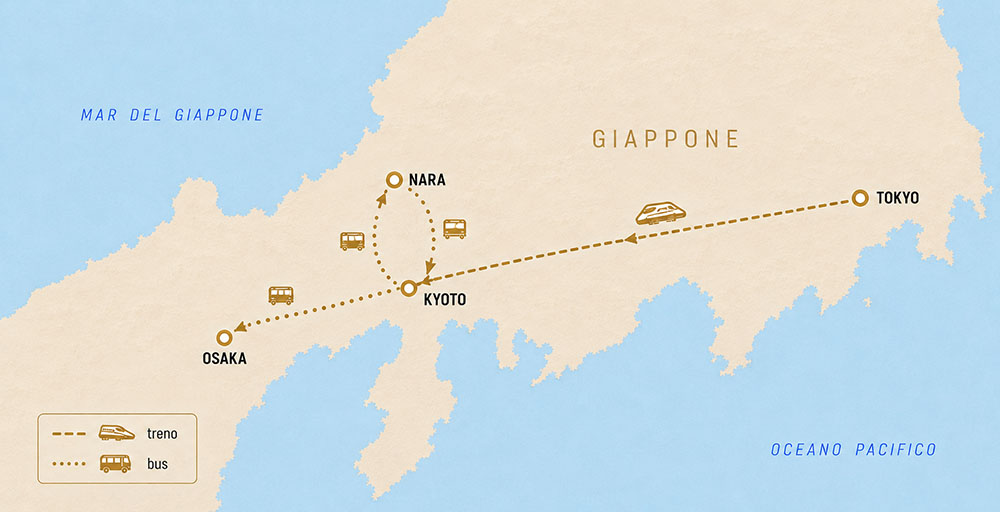 giappone moderno mappa aresviaggi