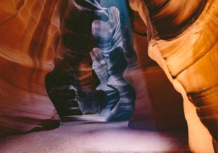 Antelope Canyon durante il tour del West americano Antelope Canyon durante il tour del West americano