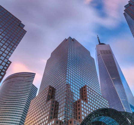 Skyline di New York durante il tour Scenari dell’Est