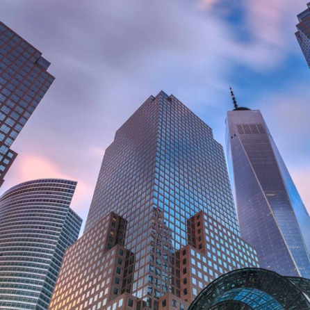 Skyline di New York durante il tour Scenari dell’Est