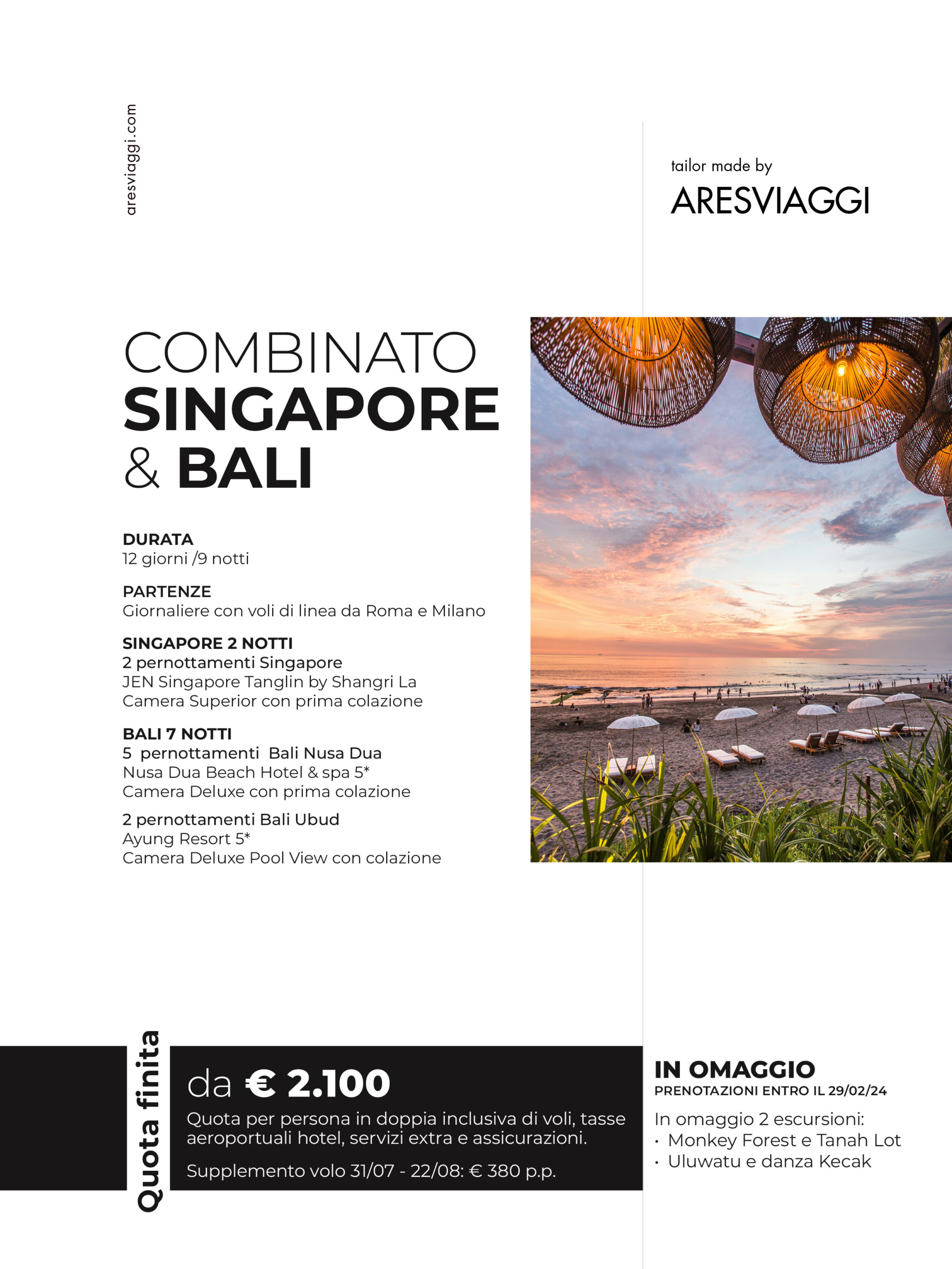 Bali e Singapore