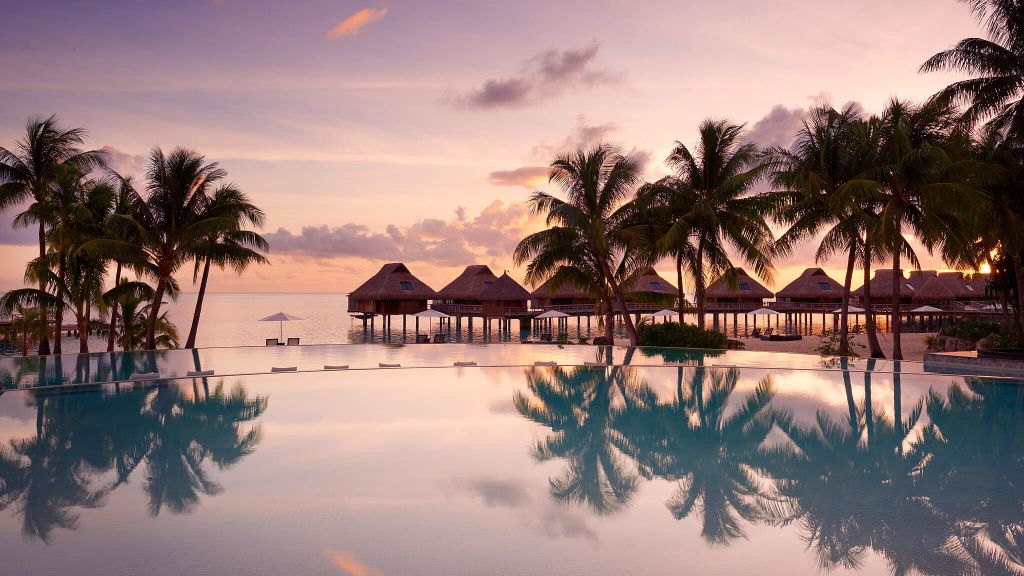 bora bora conrad-Sunset Pool bora bora
