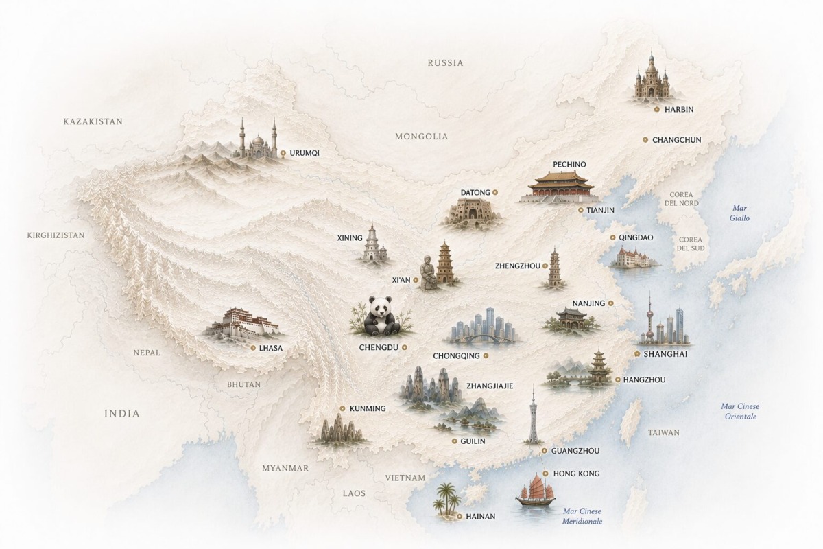 Mappa Cina
