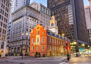lungo la freedom trail di boston