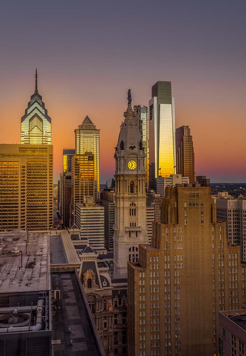 Skyline di Philadelphia