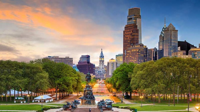 Benjamin Franklin Parkway a Philadelphia