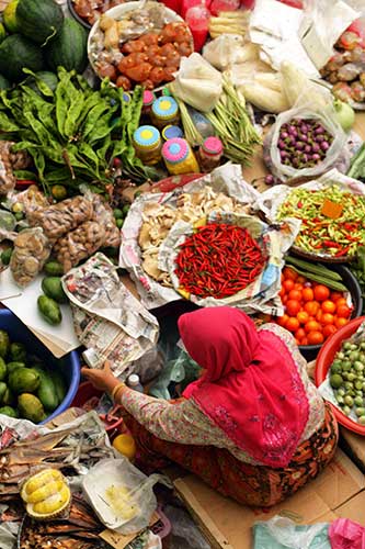 Pasar Siti Khadijah, Kelantan, Malesia