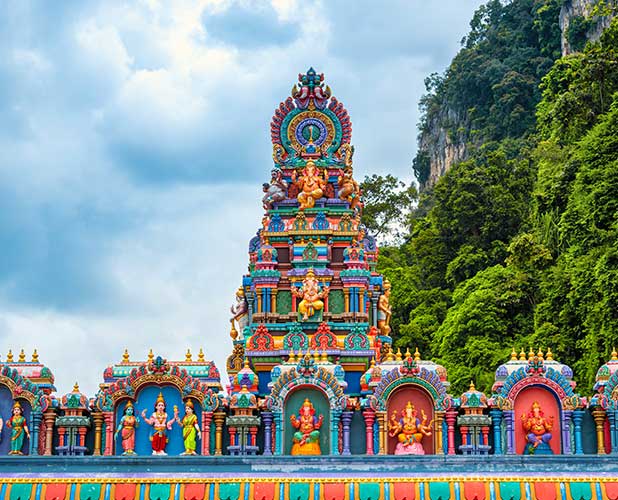 Il colorato tempio Sri Subramaniar Swamy