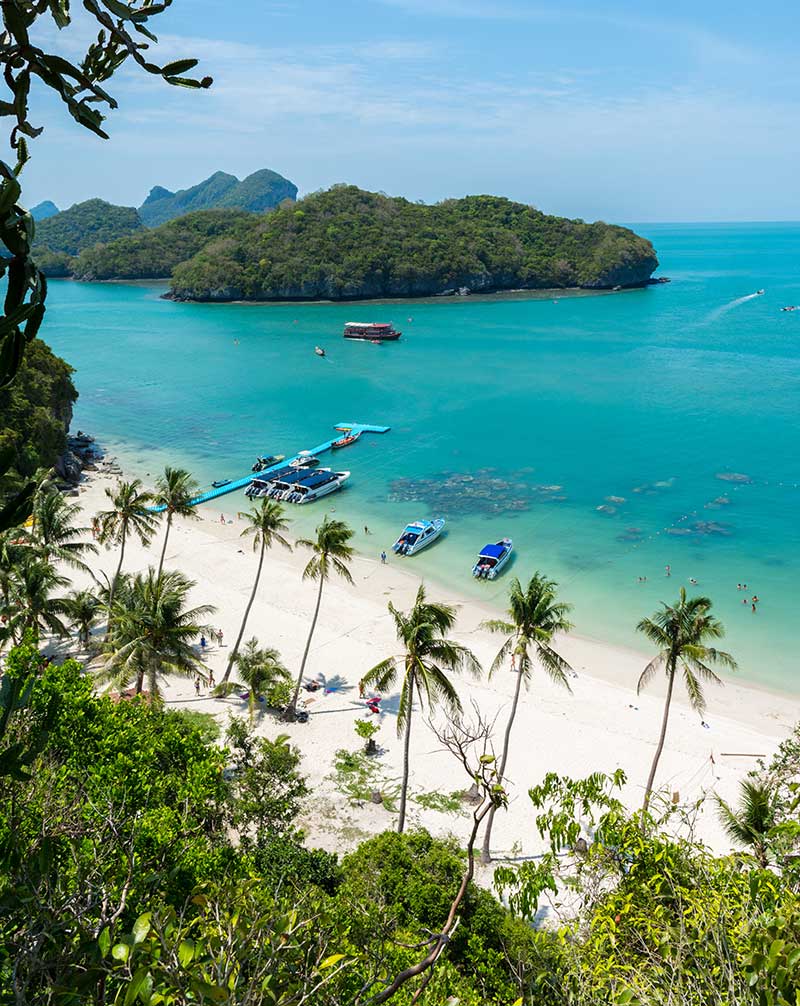 Le isole del parco marino di Ang Thong
