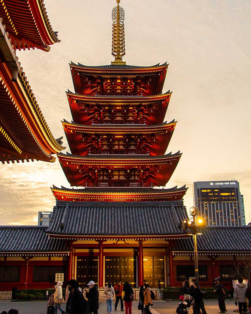 Il Tempio Senso-ji ad Asakusa