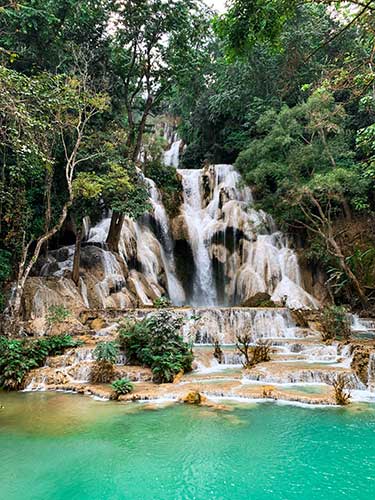 Le cascate di Kuang Si Le cascate di Kuang Si