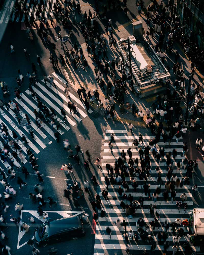 L’incrocio di Shibuya a Tokyo